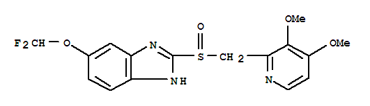 5-二氟甲氧基-2-{[(3,4-二甲氧基-2-吡啶基)甲基]亞硫?；鶀-1H-苯并咪唑