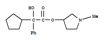 N-甲基-3-吡咯烷基 環(huán)戊基扁桃酸酯