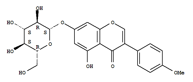 雞豆黃素配糖物; 印度黃檀苷