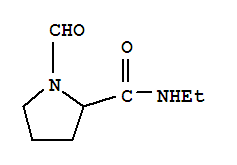 2-吡咯烷甲酰胺,N-乙基-1-甲酰基-(9CI)