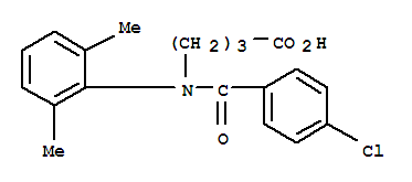 4-[(4-氯苯甲?；?-(2,6-二甲基苯基)氨基]丁酸